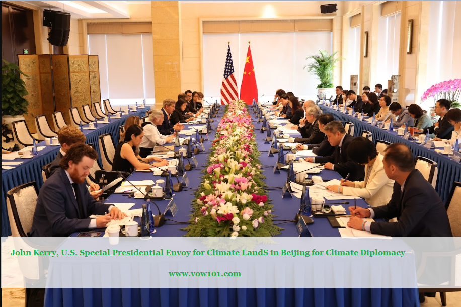 دنیا کے سب سے بڑے اخراج کرنے والے ممالک، امریکہ اور چین کے اعلی سفارت کاروں کی کلائمیٹ ایکشن کے لیے بات چیت
